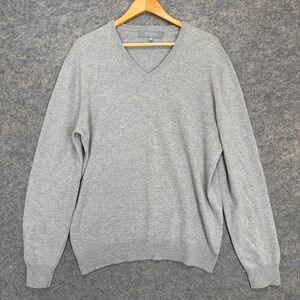 Neiman Marcus 100% Cloud Cashmere Sweater Mens XL Extra Large V Neck Soft Knit